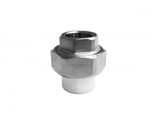 Муфта усиленная комбинированная разъёмная (американка) с внутренней резьбой 20х1/2" Муфта усиленная комбинированная разъёмная (американка) с внутренней резьбой 20х1/2"