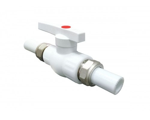 Шаровой кран ПП 20 мм, «американка» х 2 Шаровой кран ПП 20 мм, «американка» х 2