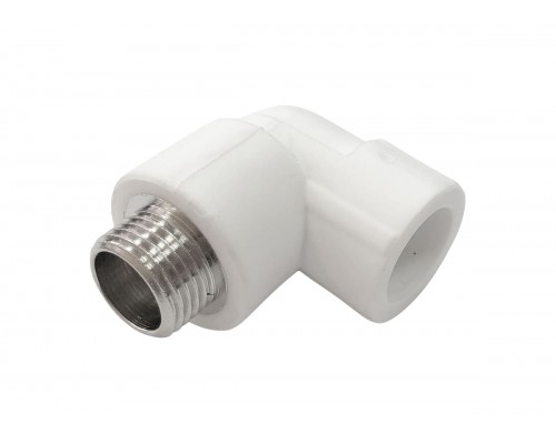 Угольник комбинированный с наружной резьбой 20×1/2" Угольник комбинированный с наружной резьбой 20×1/2"