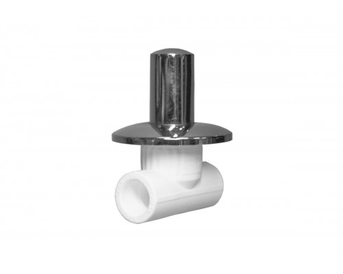 Вентиль хромированный ПП 20 мм Вентиль хромированный ПП 20 мм