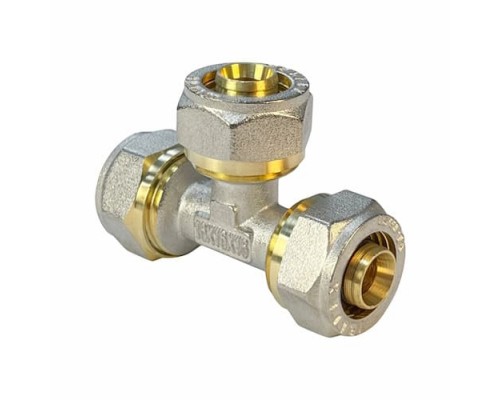 Тройник обжимной 16х16х16