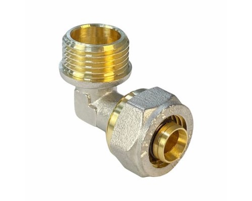 Угольник обжимной с наружной резьбой 16×½″