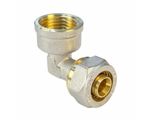 Угольник обжимной с внутренней резьбой 16×½″