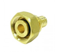 Соединитель надвижной с накидной гайкой под евроконус 25(3,5)×¾″ Valfex (VF.422.EAF.025034)