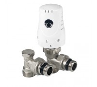 Комплект терморегулирующего оборудования для радиатора угловой