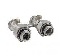 Узел для нижнего подключения радиаторов