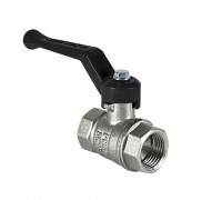 Кран шаровой никелированный DELTA PRO с ручкой-рычагом 2″ внутр./внутр.